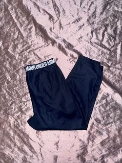 Under Armour Men’s XL Black Joggers Tapered Athletic Activewear Elastic Waist