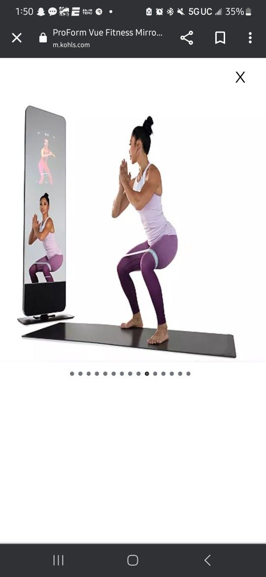 NEW FITNESS MIRROR PROFORM VUE