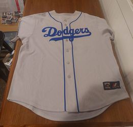 Vintage Majestic Tommy Lasorda #27 Los Angeles Dodgers Cooperstown Collection Jersey – XL