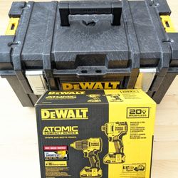 20V Max DeWalt ATOMIC Combo + TOUGHSYSTEM Tool Box 