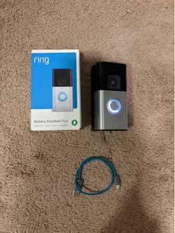 Ring Doorbell Plus - Doorbell Camera with Head-to-Toe HD+ Video, 2-Way Talk, Motion Detection & Alerts