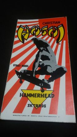 Christian Hosoi- vintage sticker!