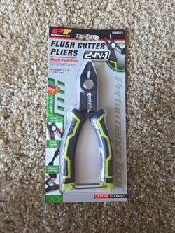 Performance Tool 2-in-1 Flush Cutter Pliers
