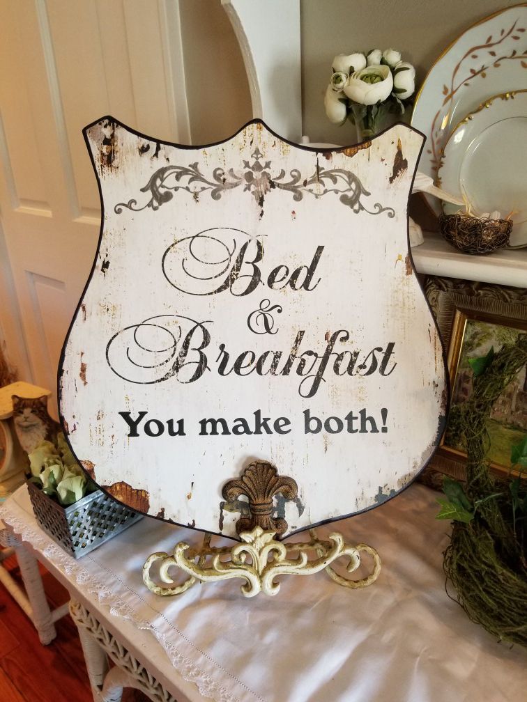 Charming Bed & Breakfast Sign