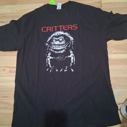 NEW CRITTERS HORROR MOVIE T-Shirt collection size Large unisex (for men or women) 