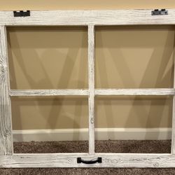 Farmhouse decor Wooden Window Frame