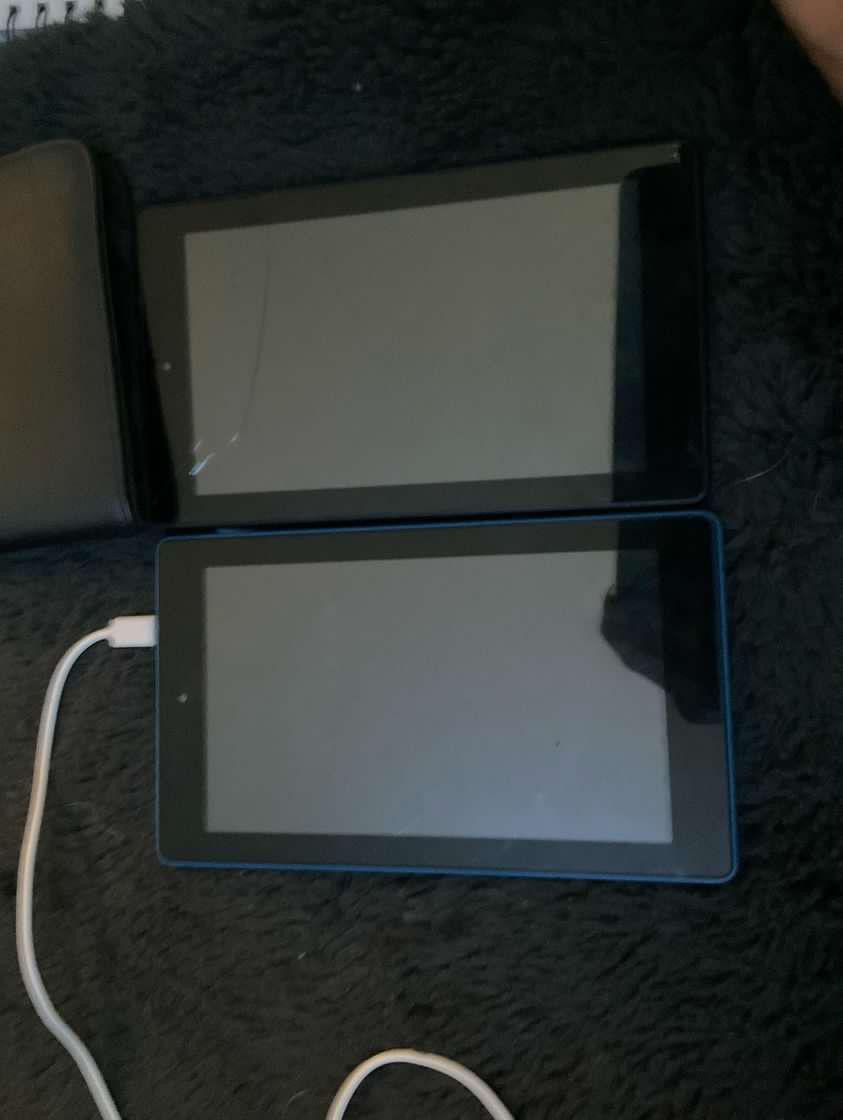 Two Kindle Fire Tablets 