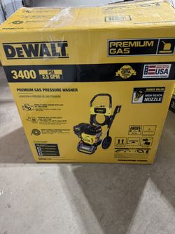 Dewalt 2400 PSI Gas pressure washer