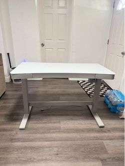 Glass desk