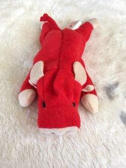 NWOT TY inc. McDonalds Teenie Beanie Baby Red "Piggy" 1993