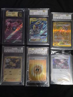 Graded Pokémon Card Lot of 6