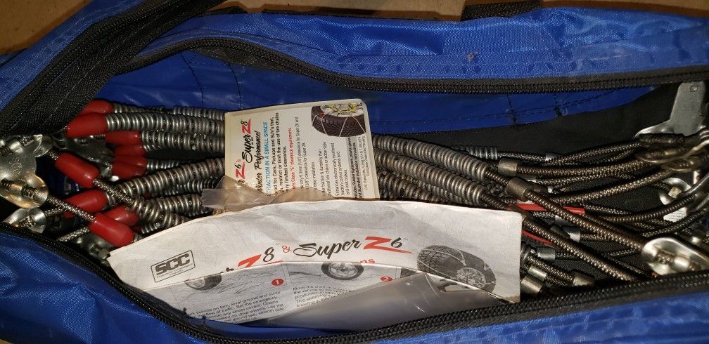 SCC SZ139 Super Z6 Cable Tire Chain for Passenger Cars, Pickups, and SUVs