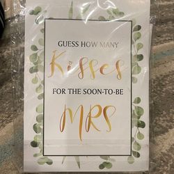 Wedding - Bridal Shower Game 