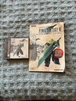 Final Fantasy VII Video Game and Strategy Guide for PS1
