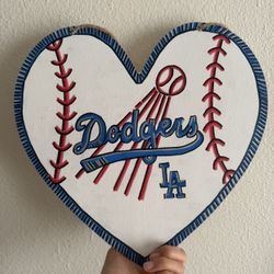 Dodgers Heart Sign