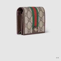Gucci Ophidia card case wallet in excellent condition.