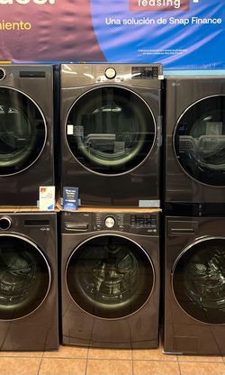 LG 4.5 Cu. Ft. Front Load Washer and 7.4 Cu. Ft. Electric Dryer