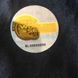 AAA Authentic Collection White Sox 2005 American League Charms World Series Adult XL SS Black New 