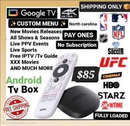 Get It All Onn Android Box, Plug And Get Everything..North carolina