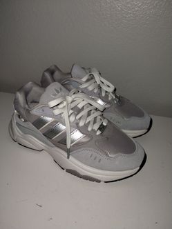 Adidas Gray Silver Retropy F90 Comfy Mens Shoes Size 7 Released 08/22 GUC