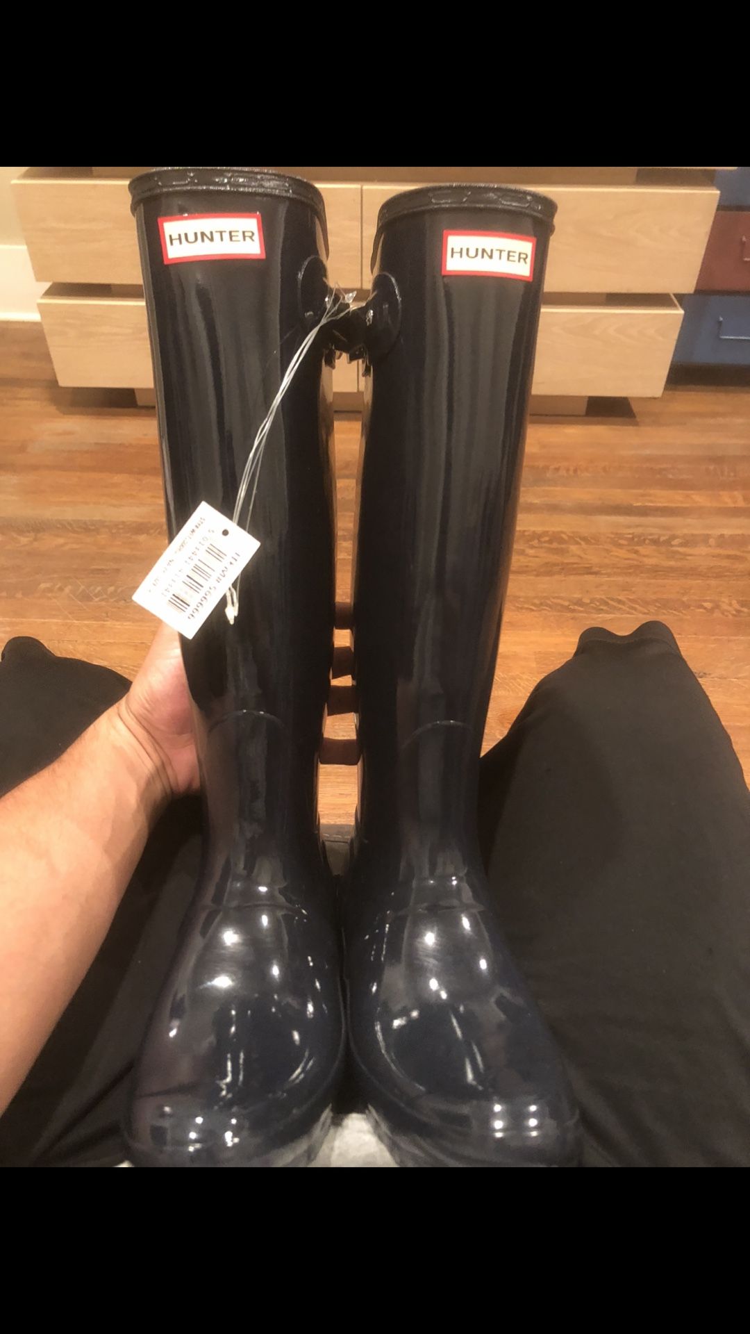 Brand new Hunter rain boots size 8 Women