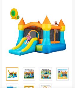 VIVOHOME Inflatable Bounce House with Slide