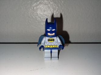NEW LEGO 6860 - SUPER HEROES - BATMAN - MINIFIG / MINIFIGURE Gray Dark Blue