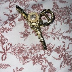Gold Flower Hair Clip