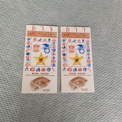 All-star Game Tickets 1978 Padres