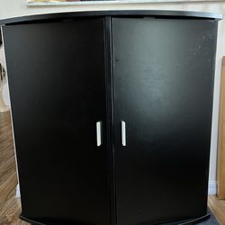 Cabinet Black Storage/Fish Tank Etc 30x31x16 Deep