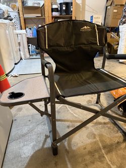 Fan, pillows, lunch bag, chair