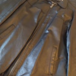 Genuine Black Leather Jacket 
