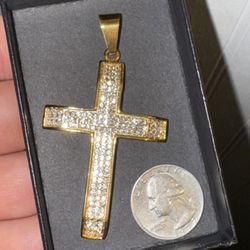 Gold Cross Charm
