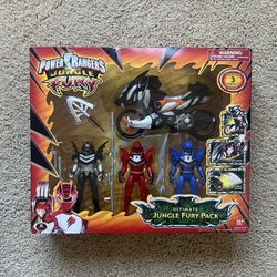 Power Rangers Jungle Fury Ultimate Pack 2008 Bandai New in Box 3 Rangers Complete