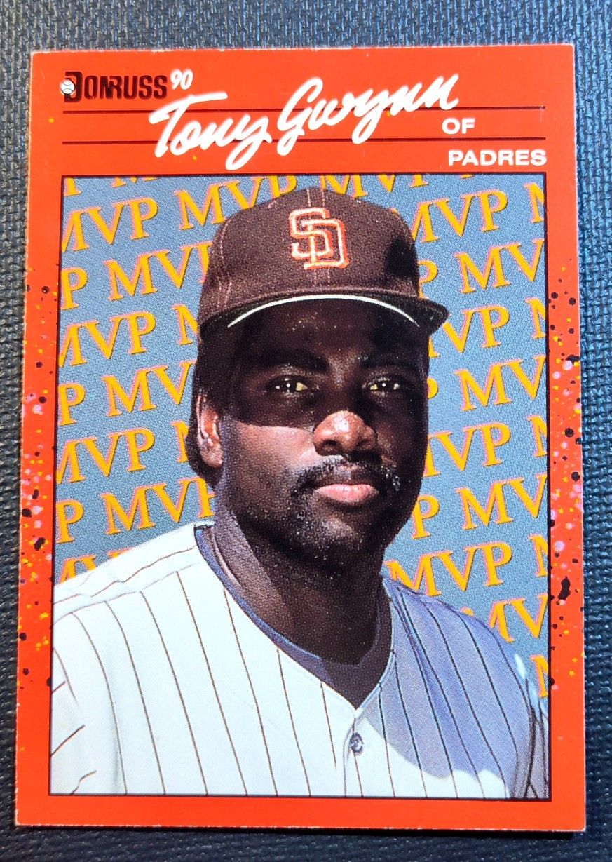 1990 Donruss MVP Card #BC-4 Tony Gwynn. Card Is In Excellent Condition.