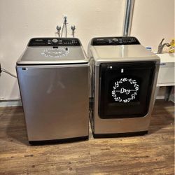 Extra large capacity smart washer/ dryer set ( I Offer Delivery & Installation )