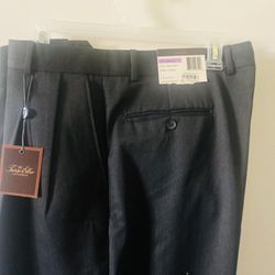 Mens Fine Pants Size W38xL30 Gray