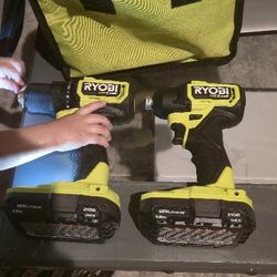 Ryobi HP+ Brushless Drill Set