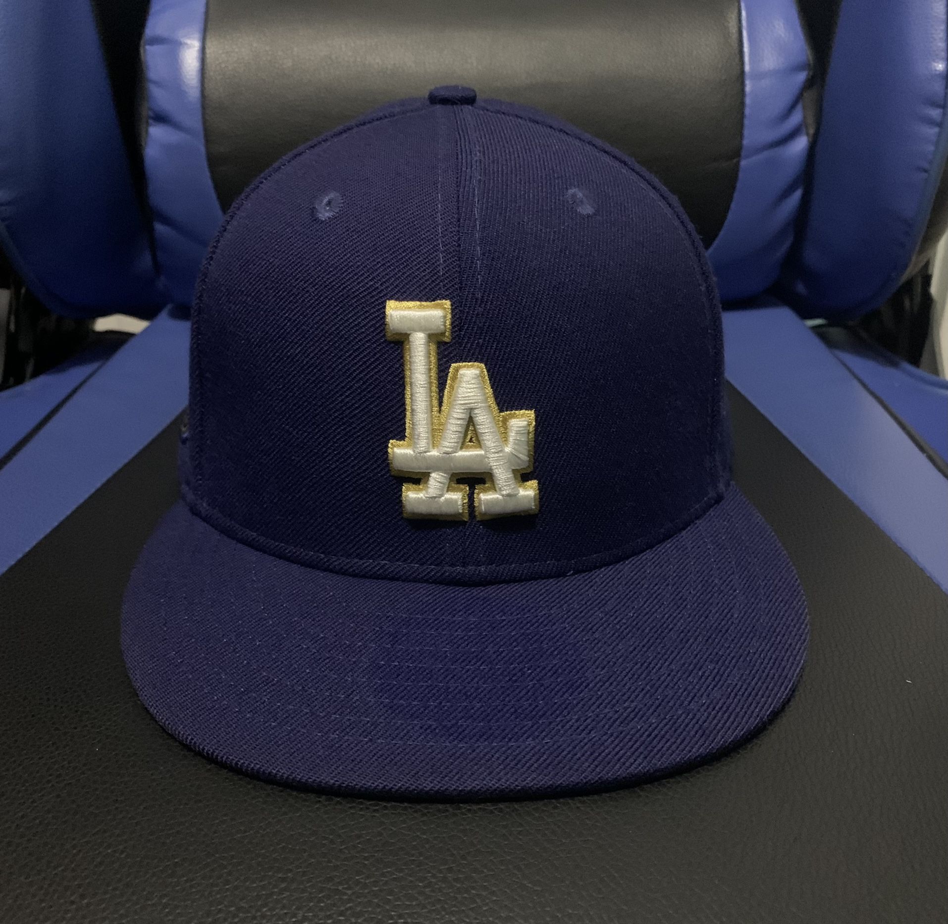 Vintage New Era Los Angeles Dodgers Fitted Hat 6x Champions Size 7 