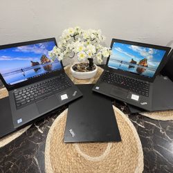 lot of 5 laptops Thinkpad i5 6th generation