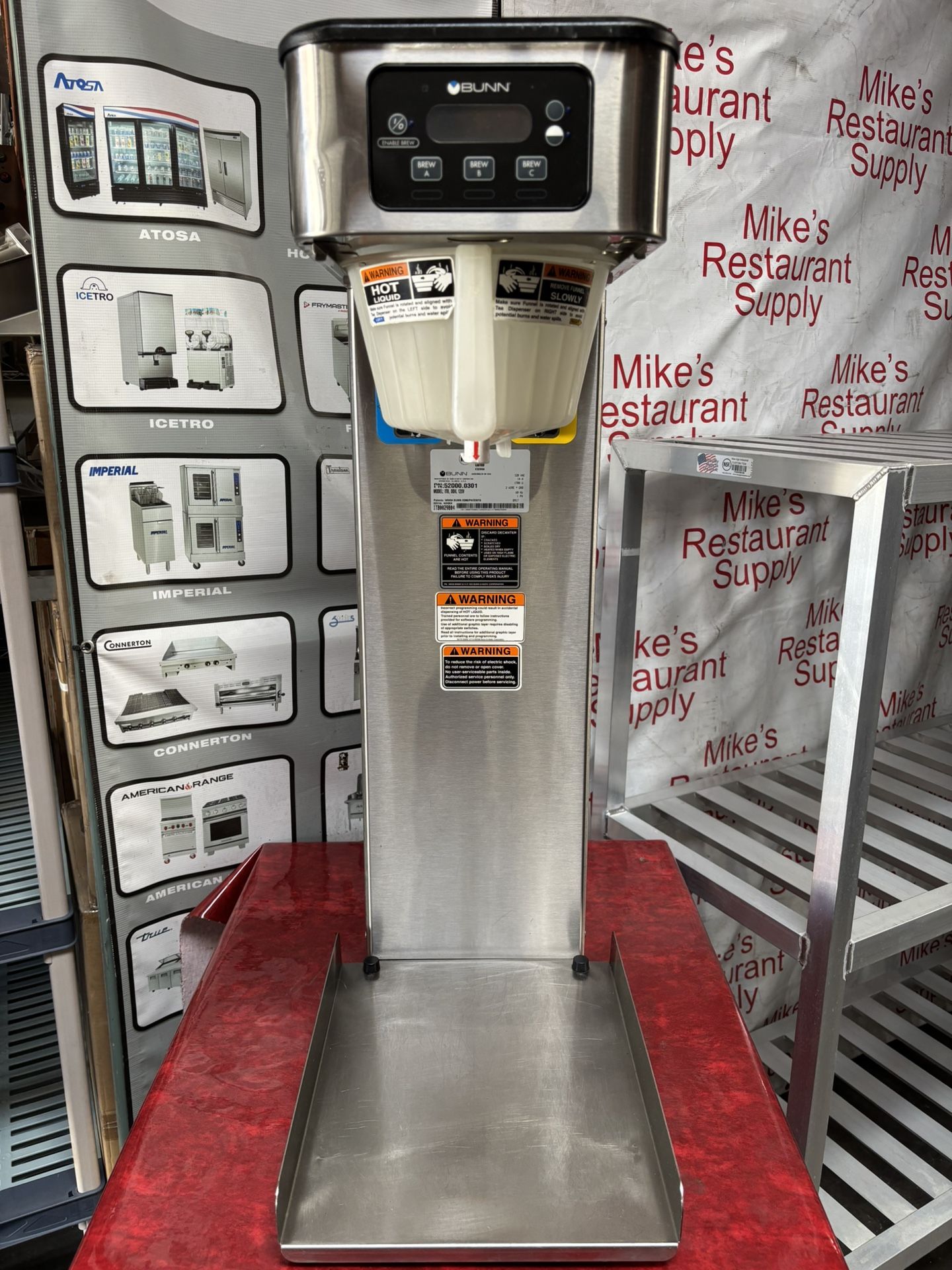 BUNN ITB Iced Tea Brewer Commercial Coffee Brewing System Double Dilution 120v Works Great It’s Available!!! 