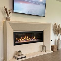 Modern Fireplace Surround – Custom Made