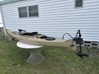 Custom Kayak with built in Trolling Motor