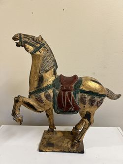 Decorative Wood Horse 