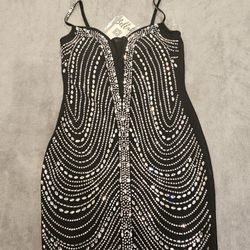 Starry Night Strapless Dress