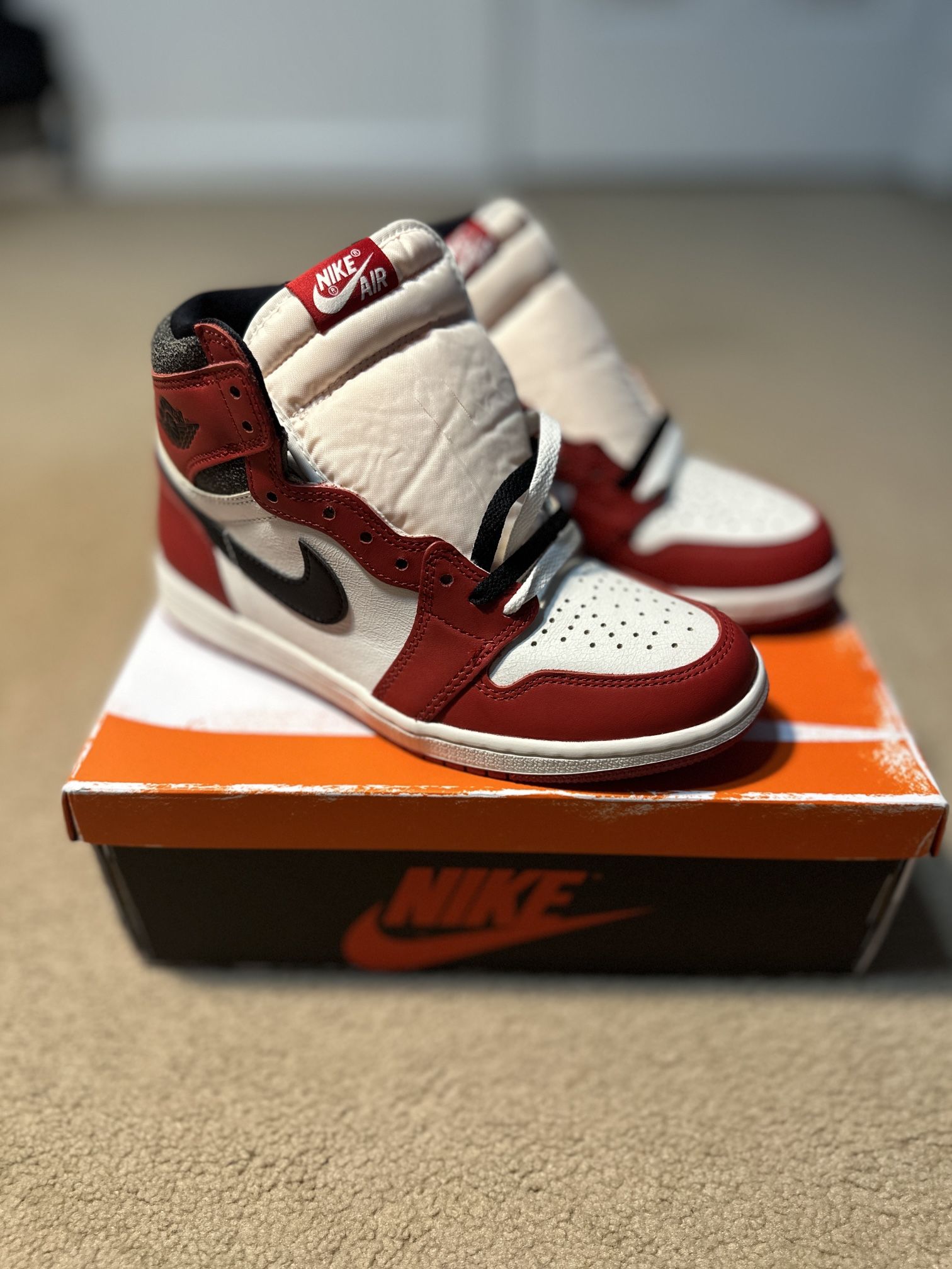 Brand New Jordan 1 Retro High OG Chicago Lost & Found Size 7.5 (40.5 Euro)