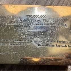 Vintage 1983 Commemorative Playing Cards – $90,000,000 Dade County Florida Bond Issue