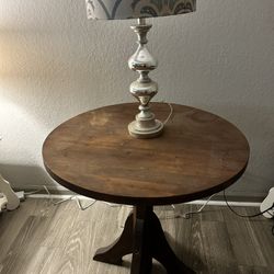 Antique table And Lamp