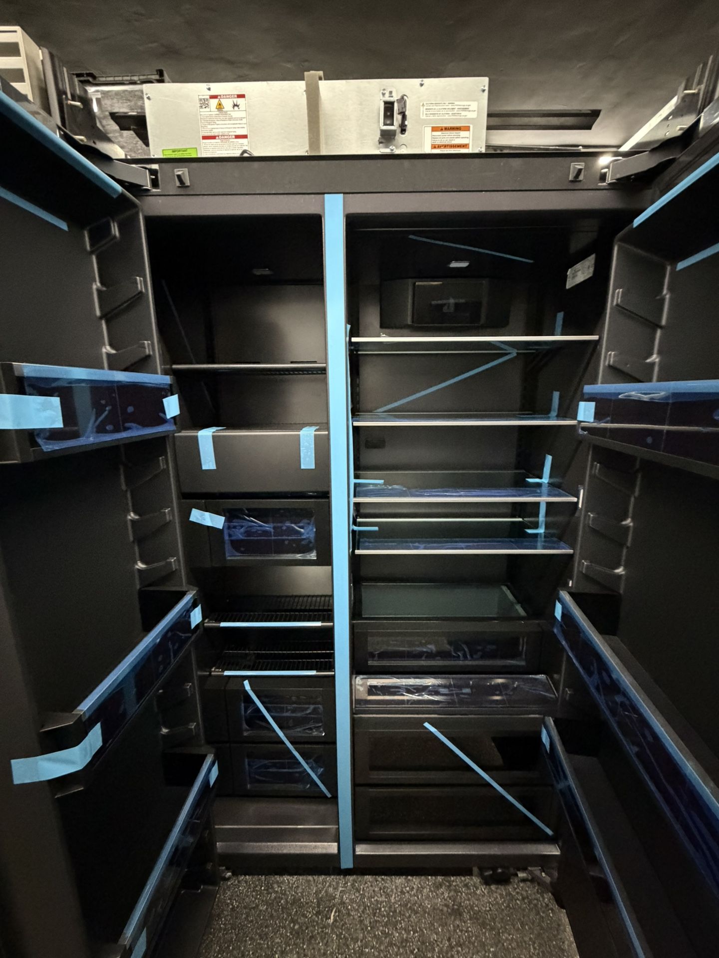 2025 Jenn Air Side By Side Built In Panel Ready 48” Refrigerator