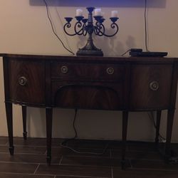 Antique style console table